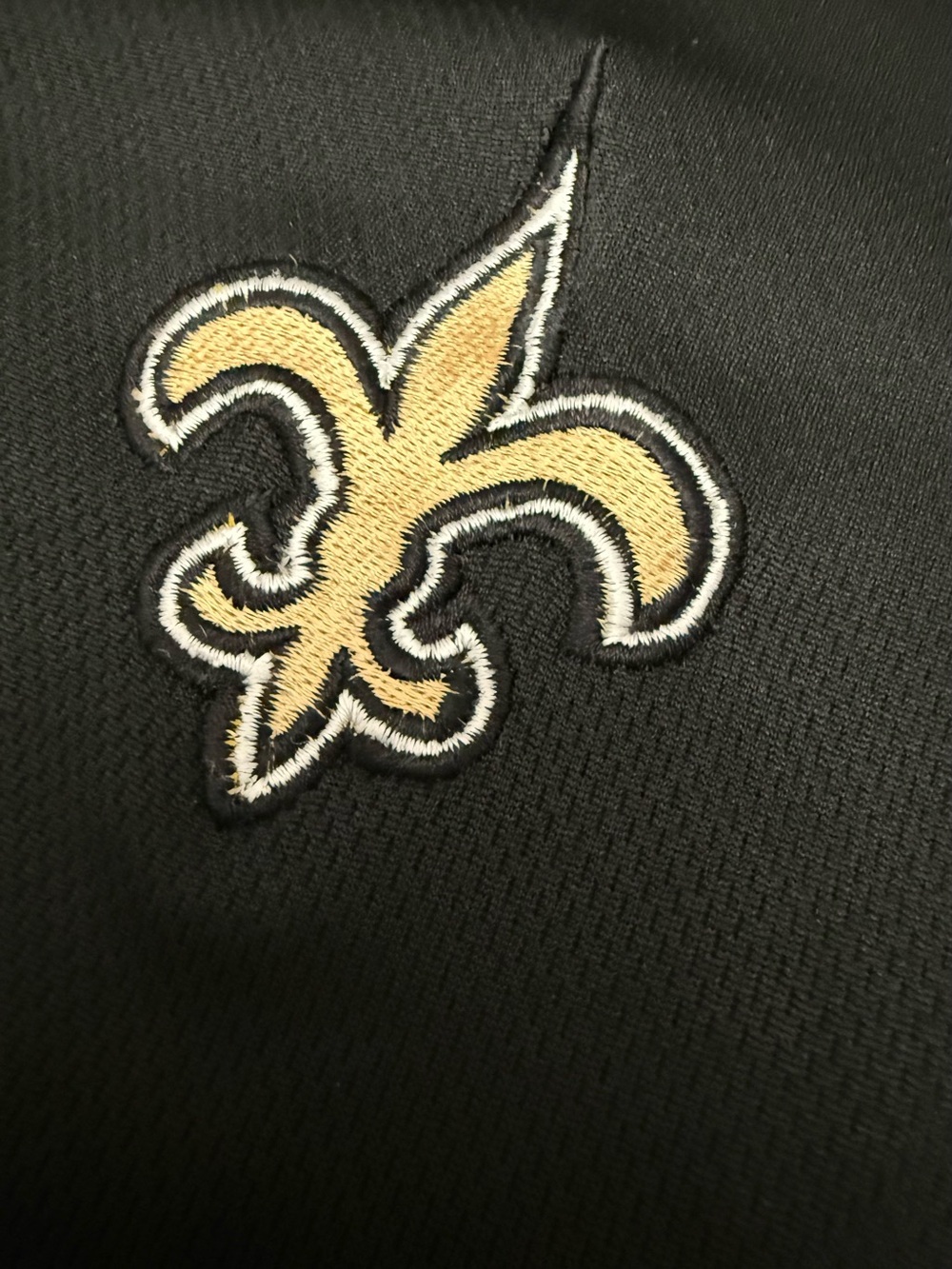 Fanatics New Orleans Saints Polo 4XLT Black NFL Performance Shirt - Picture 4 of 6